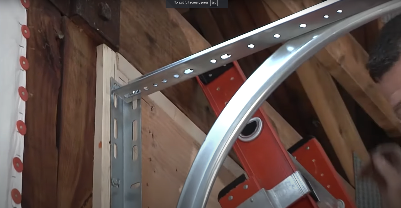 Garage Door Off-Track Alignment