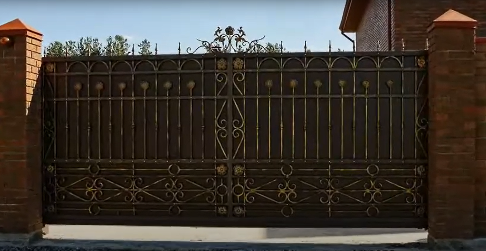 Residential gate being repaired with high-quality components by Garage Door Repair Granville Ohio, showcasing the professional repair process.